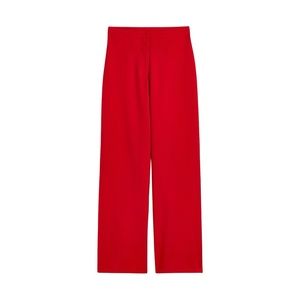 H&M Divided Red High Waisted Dress Pants